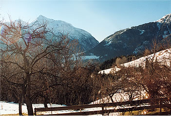 Blick vom Balkon